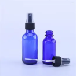 Storage Bottles 100pcs 30ml 60ml Blue Empty Glass Spray Bottle For Perfume 60cc Container Refillable Cosmetic Atomizer