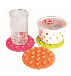 Baby Feeding Bowl Cup Anti Slip Placemat Double Sided 19 Suction Sucker Mat Pads6509410