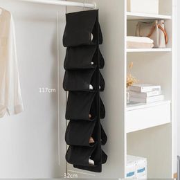 Storage Bags 12compartment Wall Hanging Bag Inside Clothing Multi-layer Closet Shoe Rack Threedimensional Behind The Door