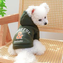 Dog Apparel Small Hoodie Autumn Winter Warm Sweater Pet Cartoon Clothes Puppy Fashion Desinger Pullover Cat Harness Schnauzer Pug Yorkie