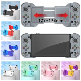 Gamepads Upgraded D5 BT Wireless Stretchable Game Controller for NS Switch/OLED For Samsung Mobile Phones Android IOS Gamepad Joystick