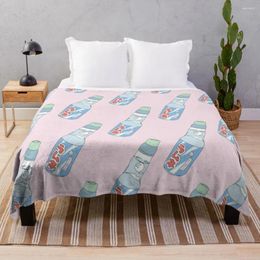 Blankets Kawaii Soda Drink Sublimation Flannel Mexican Throw Blanket