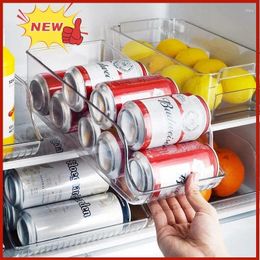 Kitchen Storage Refrigerator Organiser Bin Food Fridge Box Clear Containers Freezer Pantry Cabinet