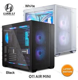 Fans Coolings LIAN LI O11 AIR MINI Case For EATX ATX MicroATX MINIITX MotherboardDesktop PC Gaming Gamer Cabinet Water Cooli5581414