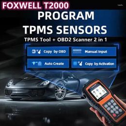 Diagnostic Maintenance Tool Diagnose Car Tire Pressure Monitoring System 2 In 1 OBD2 Scanner Update Of T1000