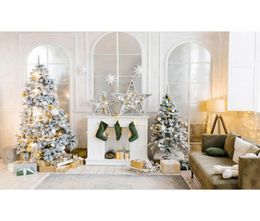 210x150cm Christmas Indoor Theme Pography Material Fireplace Christmas Tree Children Portrait Backdrops For Po Studio Props 8355290