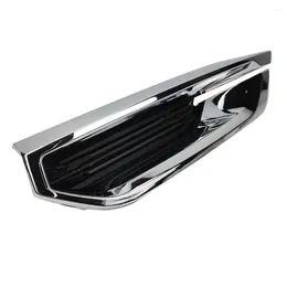 Car Exhaust Tail Pipe Decorative Cover Assembly Rear Left Bumper Chrome Strip Frame For F7