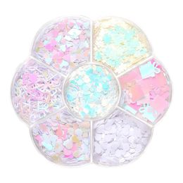 New Christmas Makeup Face Stickers Jewelry Decals Face Stage Stickers Makeup Makeup Stickers Nail Hot Small Snowflake Sequi T8y6