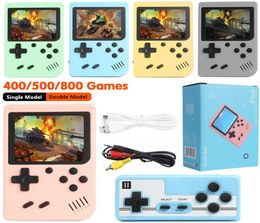 Portable Mini Handheld Game Players Builtin 800500400 in 1 Retro Video Game Console Single Double Pocket Game Console Colorfu7956683