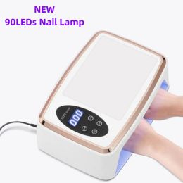 Dryers 90 LEDs Nail Dryer LED Nail Lamp UV Lamps for Curing All Gel Nail Polish Motion Sensing Manicure Pedicure Salon Tool Big Space