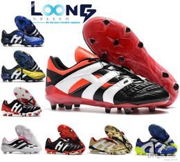 Classic quality football boots copa Mundial.1 Icon FG lithe soccer cleats mens trainers soft leather comfortable white gold black football shoes 39-45