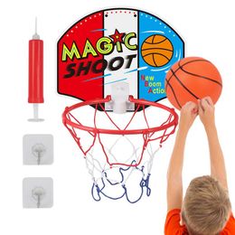 Children Basketball Hoop Set Silent Basketball Toys With Hoop Basketball Practice Toy For Kids Mini Basketball Indoor Basketball