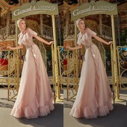 Charming Pink Evening Gowns Runway Fashion Spaghetti Straps Satin Prom Dresses Sexy Sleeveless Floor Length Formal Party Dress Custom Made