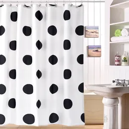 Shower Curtains Geometric Curtain Decor Nordic Simple Long Bath Rings Fabric Rideaux De Douche Home Accessories Supplies