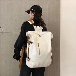 Backpack Korean Version For Women High School University Leisure Trend Large Capacity Fashionable Travel Men