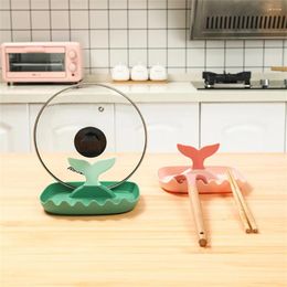 Kitchen Storage Rack Nordic Powder/ Green Household Desktop Multi-function High Quality Accessories Pot Cover