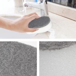 12pcs Household Sponge Scouring Pad Home Kitchen Dishwashing Sponge Cleaning Pad Sponge Cleaning Tool for Daily Use (Grey and