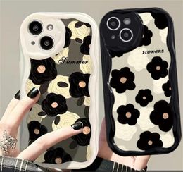 Case Cover For Infinix Hot 40 Pro 30I 20i 40i 20 30 12 9 Play Note 30 Smart 8 7 TECNO Spark 20 20C Shell Flower Love Heart