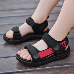 kids girls boys slides slippers beach sandals buckle soft sole outdoors shoe size 28-41 75Jx#