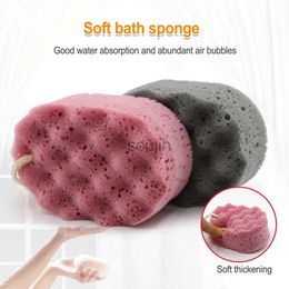 Bath Tools Accessories Bath Exfoliating Sponge Skin Cleanser Dead Skins Removal Rub Shower Body Washer Foaming Scrubbing Tools Bathing Scrubber Grey 240413