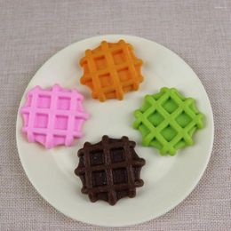 Decorative Flowers Simulation Food Waffle Biscuits Chocolate Sandwich Kindergarten Early Dducation Props For Shooting