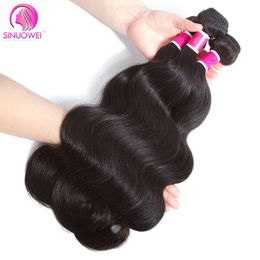 30Inch Body Wave Brazilian Remy Hair Bundles With 4x4 Lace Closure Natural Colour 100% Human Hair Weave 1/3/4 pcs for Women