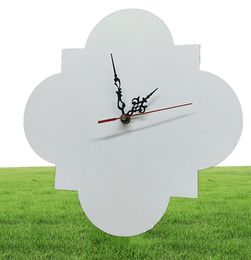 12 Inch Sublimation Blanks Wall Clocks DIY Picture Pattern Heat Transfer MDF Clock Home Decorations 8 Styles XD245964965516