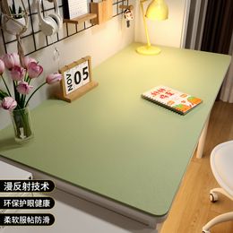 Large Size Table Cloth Desk Mat Table Protector Leather Tablecloth for Home Easy Clean Waterproof Anti-Slip Keyboard Mouse Pad