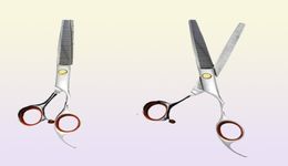 Hair Scissors Professional Japan Steel 7 3939 Pet Dog Grooming Cut Thinning Shears Cutting Berber Hairdressing ScissorsHair7843518