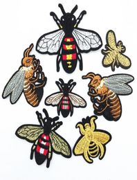 20pcs Many design Embroidery Bee Patch Sew Iron On Patch Badge Fabric Applique DIY craft consume5422769