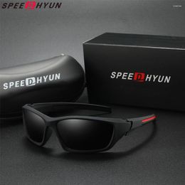 Sunglasses SPEEDHYUN Men Night Vision Sun Glasses For Brand Design High Quality Mirror Eyewear Male Driving UV400