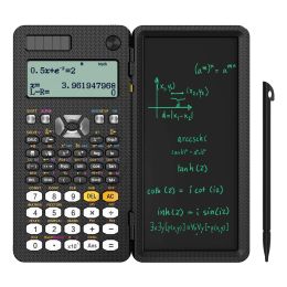 Calculators Solar Scientific Calculator with LCD Notepad 417 Functions Professional Portable Foldable Calculator for Students Upgraded 991ES