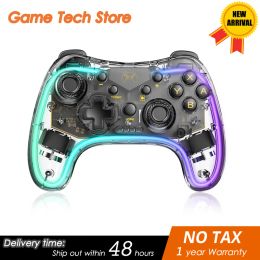 Gamepads Switch Controller Wireless Switch Pro Controller Compatible With Switch/Switch Lite/Switch OLED Adjustable LED By APP