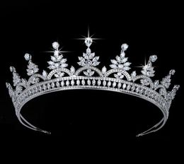 Crown HADIYANA Romance Magnificent Women Wedding Bride Hair Accessories Cubic Zirconia Jewelry BC5693 Couronne De Mariage3381301