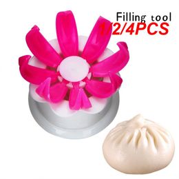 1/2/4PCS Chinese Baozi Mold Baking and Pastry Tool Pastry Pie Dumpling Maker Steamed Stuffed Bun Making Mould