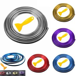 New Universal Moulding Decoration Flexible Strips 3/5M Interior Auto Mouldings Cover Trim Dashboard Door Car Styling