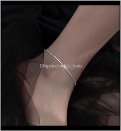 Anklets Jewelry Drop Delivery 2021 Speed Max S925 Sterling Sier All Star Anklet Women Ins Design Small Crowd Feeling Korean Sexy B5557266