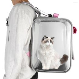 Cat Carriers For Small Dogs Cats Space Cage Pet Carrier Backpack Breathable Portable Travel Outdoor Shoulder BagPet Supplies