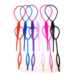 Popular 1SET Ponytail Creator Plastic Loop Styling Tools Pony Topsy Tail Clip Hair Braider Maker Styling Tool