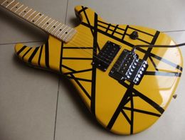 Whole New Arrival Krmer Electric Guitar one piece pickups tremolo system in yellow 1109189311270