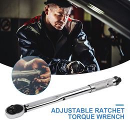 Ratchet Torque Wrench Square Drive 5-60N.m Reversible Ratchet Key 3/8 Inch Adjustable Torque Spanner Precise Preset Hand Tool