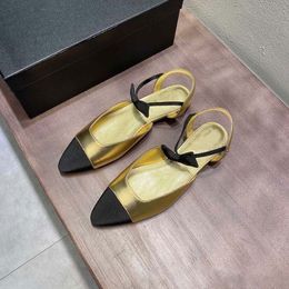 High quality sandals women High heeled designer canvas slippers thick soled fashionable slippers table slippers Belt buckle Thick Woman shoes High heeled sandals