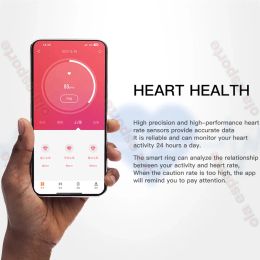 New Smart Ring Heart Rate Body Temperature Blood Oxygen Sleep Monitoring Men Women Bluetooth Health Ring For Xiaomi IOS Android