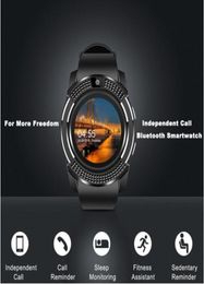 V8 Smart Watch Bluetooth Watches Android with DZ09 GT08 Smartwatch for apple Smartwatch For IOS Android with Camera1370666