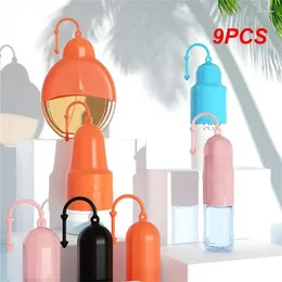 Storage Bottles 9PCS 22cm Outdoor Travel Bottle Silicone Leak-proof Cover Shampoo Shower Gel Bottling Protective Refillable Separate