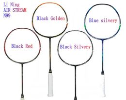 LINING AIR STREAM N99 II Chen Long Badminton national team Racquet High elasticity carbon racket Line completion perfect85883254325