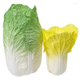 Decorative Flowers Y Simulation Cabbage Vegetable Imitation Fruit Model Home Furnishings Cabinet Decoration Early Teaching Aids Products