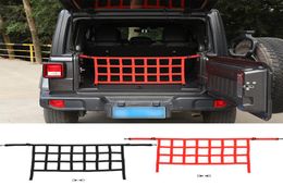 Rear Trunk Network Car Trunk Isolation Net Trunk Organiser Cargo Net For Jeep Wrangler JK JL 200720193089036