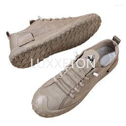 Casual Shoes Men Canvas Shoe Fashion Classic Platform For Male Anti-Odor Flats Hard-Wearing Men's Vul