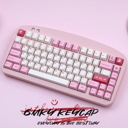 Accessories GMKY RIM JAPANESE Keycaps Cherry Profile DOUBLE SHOT ABS FONT PBT Keycaps for MX Switch Mechanical Keyboard